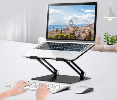Mbajtëse për laptop Mozos LS1 15" (LS1-ALU), e zezë