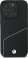 Mbulesë telefoni BMW prej lëkure Sign BMHMP16L23RDCLK për iPhone 16 Pro 6.3", me MagSafe, e zezë