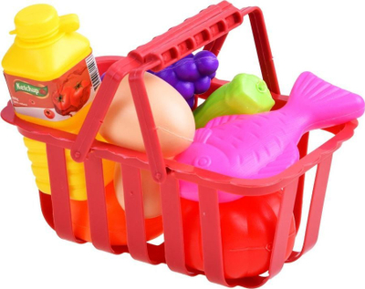 Set lodër supermarket Market Shopping, 44 pjesë, me karrocë blerjesh, shumëngjyrësh