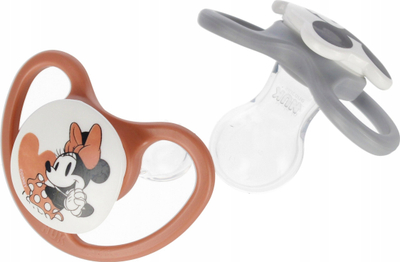 Biberon qetësues NUK Space Disney Mickey, silikon, 6-18m, rozë, 2 copë