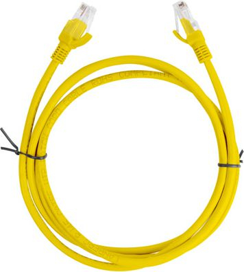 Kabllo rrjeti Lanberg PCU6-10CC-0100-Y, Cat6, 1m, e verdhë