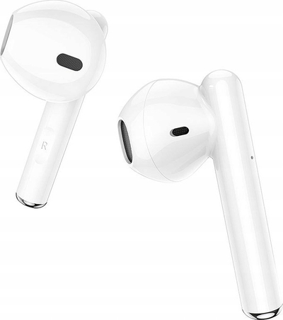 Kufje wireless Hoco EW19+, Bluetooth, me kuti karikimi, të bardha