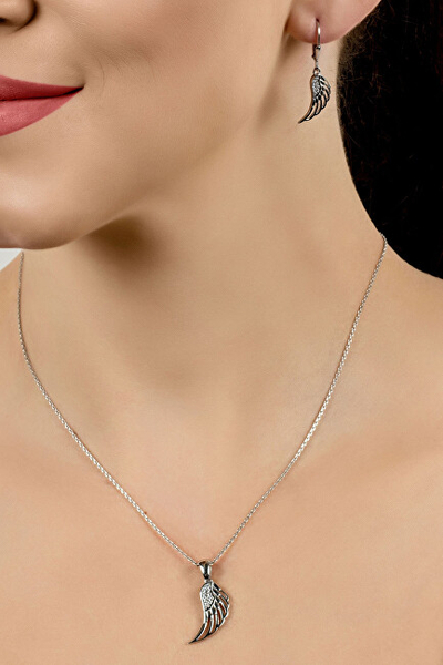 Set aksesorё Brilio Silver Angel Wings SET213W, vathё + varёse
