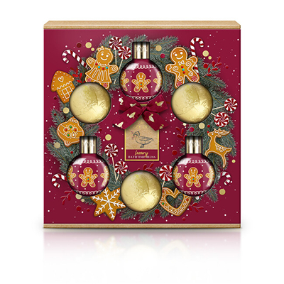 Set Baylis & Harding Winter Kingdom xhel dushi 100 ml + krem dushi 100 ml + shkumë vaske 100 ml + top pë banjë 3 x 100 g