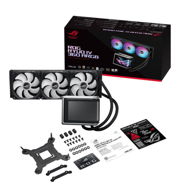 Ftohës procesori ASUS ROG Ryuo IV 360, radiator 360 mm, ARGB, i zi