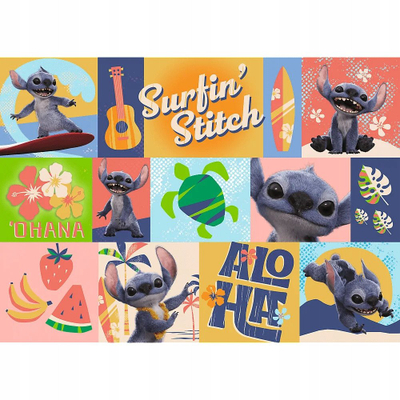 Puzzle Trefl Hawaiian Adventures Disney Stitch the Movie, 200 pjesë, shumëngjyrësh