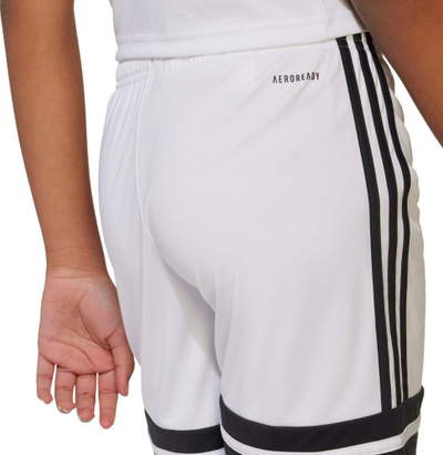 Shorce sportive për kalamaj adidas Squadra 25 Jr JJ2422, Aeroready, poliester, blu