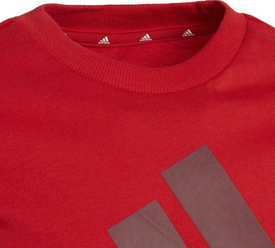 Bluzë sportive Adidas B BL T Jr HE9280, pambuk, për fëmijë 140 cm, e kuqe