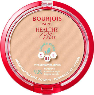Pudër kompakte Bourjois Healthy Mix Clean 04 Golden Beige, 10g, për fytyrën