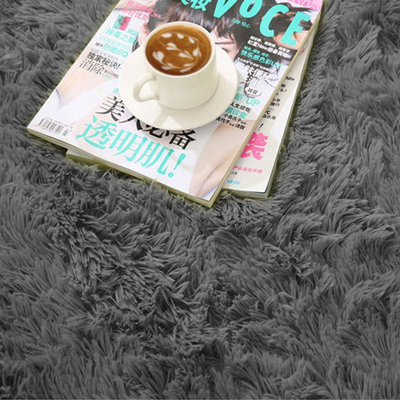 Tapet rrumbullak Strado Round Shaggy Rug, 150x150 cm, antirrëshqitës, gri