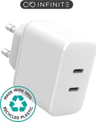Karikues telefoni eSTUFF ES637035, AC Fast Charging, i bardhë