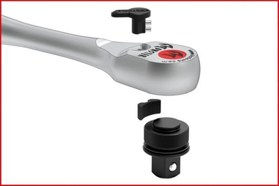 Çelës ratçet kthyes KS Tools 935.1490, 1/4", 80 dhëmbë, 125mm