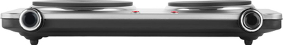 Shporet elektrik portativ Concept VE3035, 2 plata, inox, argjend
