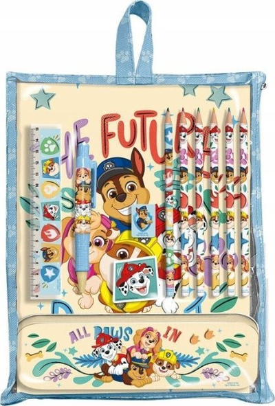 Set shkrimi Paw Patrol Future Leader, me mbajtëse, 22x30 cm, shumëngjyrësh
