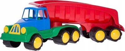 Lodër kamion me rimorkio Hemar Truck With Trailer MIX, 70 cm, shumëngjyrëshe