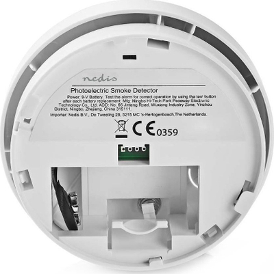 Detektor tymi Vorel 81784, alarm 85 dB, EN14604, i bardhë