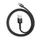 Kabllo USB Baseus Cafule CAMKLF-BG1, micro USB, pëlhurë e gërshetuar, zi gri