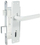 Bravë dere LOB Mortise Lock 406C 35802/2, cilindër, universale, e bardhë