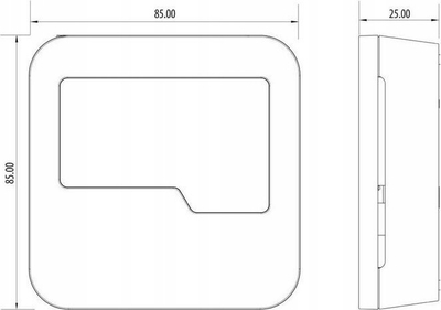 Termostat wireless Salus HTRS RF30 Kc171 Daily, programim ditor, i bardhë