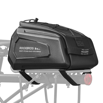 Çantë bagazhi biçiklete Rockbros Rear Pannier, 9L, rezistente ndaj ujit, e zezë