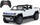 Makinë me telekomandë Jamara Deluxe Cars Hummer EV 1:16, 2.4 GHz, me drita LED, e bardhë