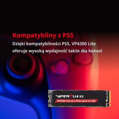 Disk SSD Patriot VP4300 Lite, 2TB, M.2 2280 PCI-E x4 Gen4 NVMe