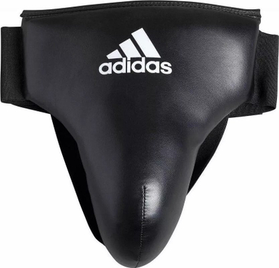 Mbrojtëse ijësh Adidas Groin Guard L, PU, shkumë EVA, e zezë