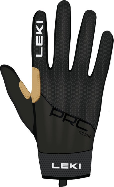 Dorëza ski LEKI PRC Premium ThermoPlus, për burra, termo, të zeza
