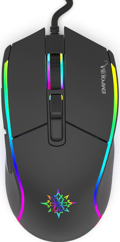 Maus gaming Inca IMG-GT16, 6400 DPI, 7 butona, me dritë RGB