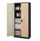 Dollap dokumentesh Jan Nowak Eco Design JAN, metalik, 90 x 195 x 40 cm, antracit dhe dushk sonoma
