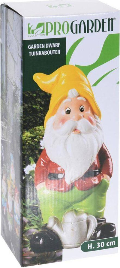 Figurë dekorative kopshti ProGarden Garden Gnome, qeramikë, 30 cm, shumëngjyrëshe