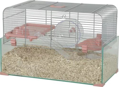 Kafaz për hamster Zolux Panas Colour 50, me aksesorë, rozë