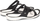 Sandale për femra Crocs Swiftwater W 203998, materiale Croslite, kundër rrëshqitjes, të zeza të bardha