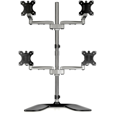 Mbajtëse tavoline për monitorë StarTech.com Quad Monitor Stand, deri 32", VESA, gri e zezë