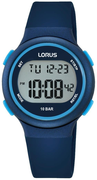 Ora dore për fëmijë Lorus Kids R2337QX-9, dixhitale, 32mm, blu e errët