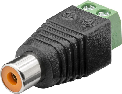 Adapter RCA Wentronic 76741, 2-pin, terminal me vida, i zi