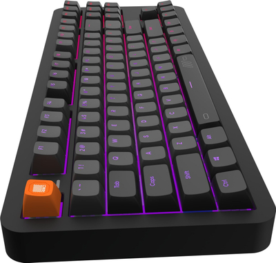 Tastjer Dark Project ALU87B Gamma, mekanike TKL, RGB, me kabllo, e zezë