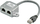 Adapter rrjeti Goobay 68908, RJ45 splitter 1 në 2, trup metalik, argjendtë