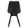 Karrige ngrënieje Chairs Vegas HM0033.32, polipropilen PU, set 4 copë, e zezë