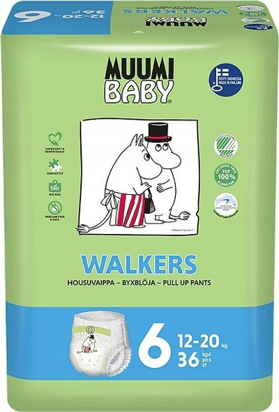 Pelenë pantallona MUUMI BABY Walker Maxi 4, 7-11 kg, 40 copë
