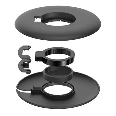 Organizues karikuesi Baseus për Apple Watch, mbajtës kablloje, i zi