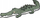 Tapet për fëmijë Today Crocodile Magic Jungle, pambuk, 46 x 130 cm, shumëngjyrësh