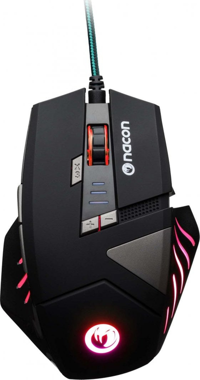 Maus Nacon GM-300, me kabllo, USB, i zi