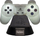 Dritë dekor PlayStation Icons Controller Light, 10cm, me bateri, e bardhë