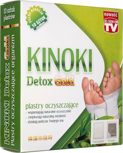 Fashota detoks për shputa Kinoki Detox Gold, 10 copë