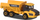 Set lodrash ndërtimi Majorette Volvo Construction Series, 5 makina pune, metal die-cast, verdhë e zezë