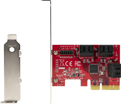 Kartë zgjeruese SATA StarTech.com PEXSAT34, 6 porta SATA III 6Gbps, PCIe 3.0 x4, e zezë