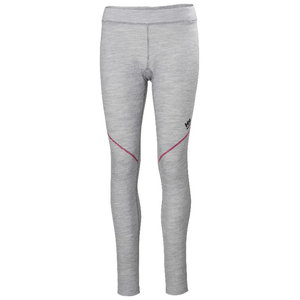 Pantallona termo Helly Hansen HH LIFA Merino Pant për goca, lesh merino, gri