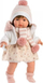 Kukull bebe Llorens Lola, 38 cm, me zë