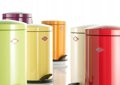 Koshi i plerave Alpha Waste, 13L, me pedale, nickel silver